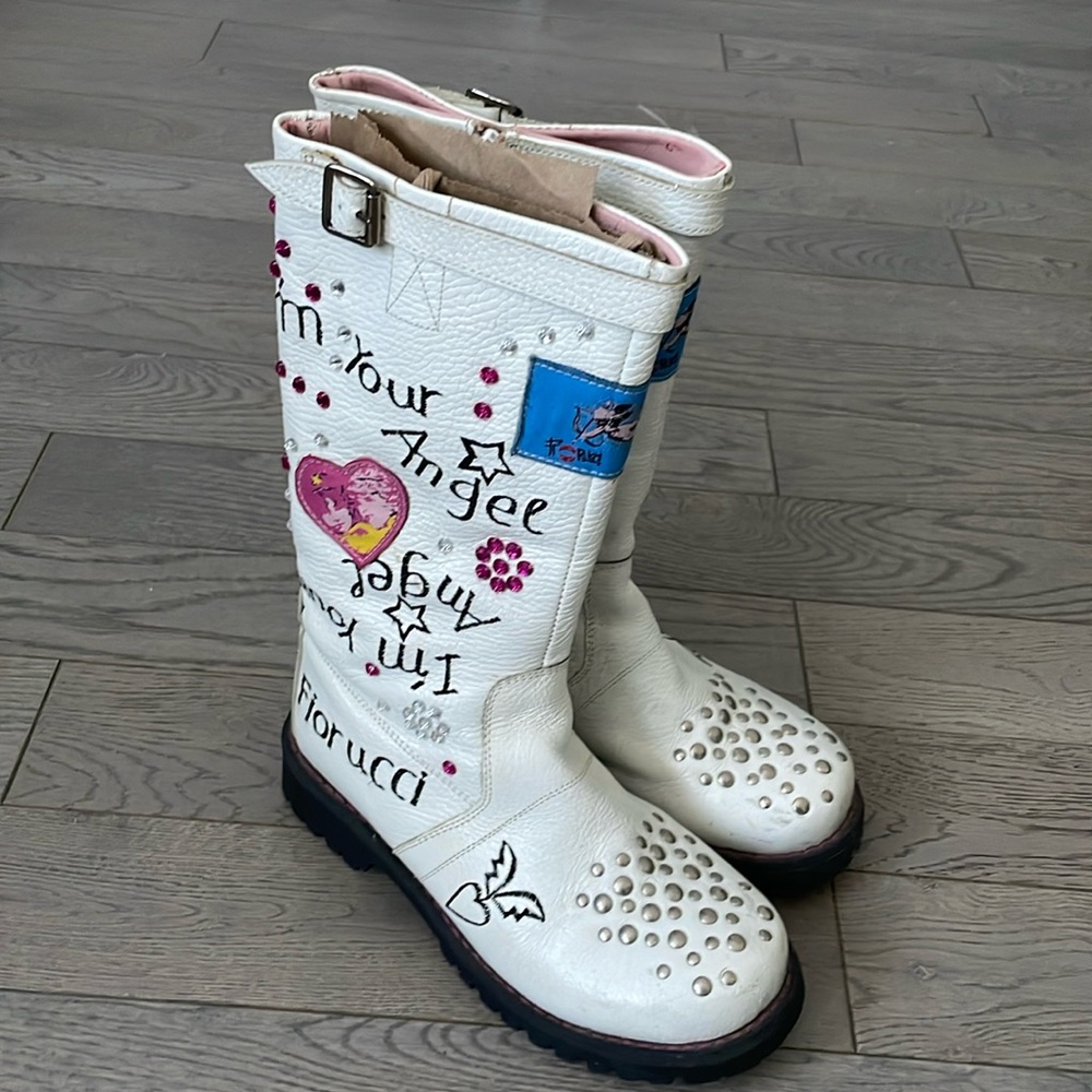 Fiorucci Girls White Boots